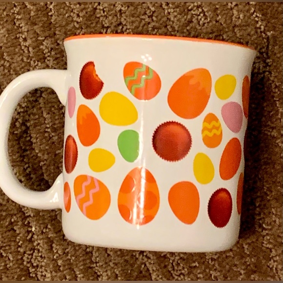 Vintage Reese’s Easter Coffee Mug Collectible Pastel Ceramic Bunny Ears Tea Cup - Picture 2 of 7